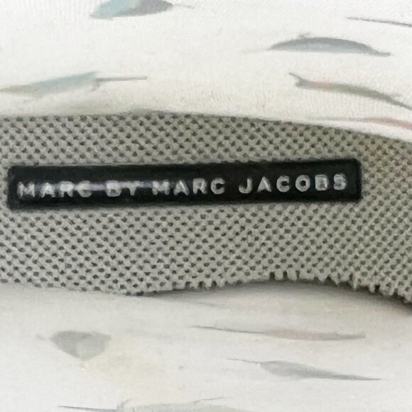 Marc Jacobs Rain Boots Tall Rubber White Multicolor Bird Print. Size 5.5 - Picture 9 of 16